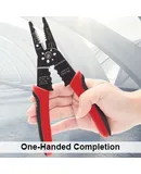 Professional 8-inch wire stripper/crimping tool, wire cutters, wire crimpers, wire strippers, wiring tools and multi-purpose hand tools.