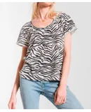 Z Supply Zebra T-Shirt In Champagne Mist