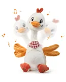Talking Dancing Duck Toy Soft plush electronic pet with neck to wriggle and wings to flap, with functions such as singing, recording, repetition, etc., suitable for toddlers, it is an interactive gift toy for toddlers for boys and girls
