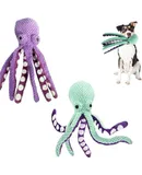 Poochplaypen Tugo Toy Octopus, Pooch Playpen Tugo Toy, Pawforloves Premium Pet Plush Toy, 2024 Octopus Dog Toy Immortal Squeaky Dog Toys for for Aggressive Chewers, Octopus Dog Plush Toy (2PCS, Mix)