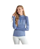 Women's Quarter Zip-Up Front Jacket with Thumb Holes - Great for Layering