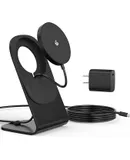 Magnetic Wireless Charger for iPhone 15/14/13/12 - Mag Charger+20W USB C Adapter, Fast Wireless Charging Stand/Pad with 5ft USB-C Cable for iPhone 15/14/13/12 Pro Max Plus Mini,Mag-Safe Charger