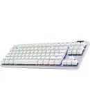 Logitech - PRO X TKL LIGHTSPEED Wireless Mechanical Tactile Switch Gaming Keyboard with LIGHTSYNC RGB - White-920-012143