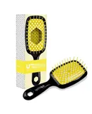 Hollow out beauty comb fluffy style-yellow