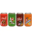 \u2013Combo Pack-Soda Can Dog Toy 100% Vinyl. Made Durable & Strong. Novelty Play Toy &Floats (Soda 4 Pack)