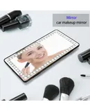 Car makeup mirror Car visor mirror led touch light Car passenger visor HD makeup mirror