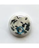 1pcs Mini Tracking Device Anti-lost Alarm S8 Round Bluetooth Smart Tracker Child Finder Pet Tracker Wireless Two-way Locator-camouflage grey
