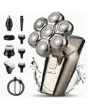 7D Head Shavers for Bald Men, SHPAVVER Detachable Head Shaver LED Display Dry Wet Bald Head Shavers,with Type-C Charge