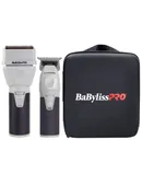 BaByliss Pro COREFX Professional Performance Double Foil Shaver FX75FS2 + BabylissPRO COREFX Professional Performance Hair Trimmer - FX76 + BaByliss Pro Universal Travel Case BBPROCASE Fits Clipper Shaver Trimmer and Accessories