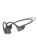 SHOKZ New OpenRun Pro 2 - Open-Ear, Bone Conduction Sport Headphones - with Reflective Strip - Sweat Resistant, Workout Headphones - Secure, Wireless, Comfortable Fit-Deep Bass and Smart Mic App-Black