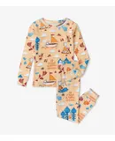 Books To Bed Girl's If I Had A Little Dream Pajamas In Cream