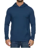 Flags & Anthem Elias Ultra Soft Comfort Hoodie In Navy