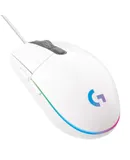 Logitech G102 Light Sync Gaming Wired Mouse with Customizable RGB Lighting, 6 Programmable Buttons, Gaming Grade Sensor, 8 k dpi Tracking,16.8mn Color, Light Weight (White)