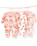 3-Pack Baby Clothes Newborn Bodysuits Color Series Romper, Siamese Pajamas for Baby Boys and Girls