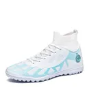 Men’s Soccer Boots Professional High-Top Football Shoes Outdoor Indoor Comfortable Athletic Sneakers