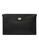Gucci Morpheus Black Fluffy Calf Leather Cosmetic Pouch Bag