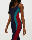 Beach Riot Grayson Performance Tank Bra In Navy