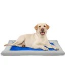 Arf Pets Self Dog Cooling Mat, Solid Gel Based Pet Cooling Mat with Foam Based Bolster Bed - 26"x40"