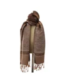 Women's Lightweight Pashmina Floral Paisley Scarves or Wrap - Perfect for Warmer Weather and Change in Seasons