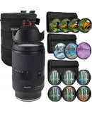 Tamron 18-300mm f/3.5-6.3 Di III-A VC VXD Lens for FUJIFILM X + 67MM +1 +2 +4 +10 Close Up Macro Diopter Filter Set for 67mm Thread Lenses + 67mm UV CPL ND8 Filter Kit Multi-Coated HD Lenses +Rotating Graduate Filter 67mm + 67mm Tulip Lens Hood +  Lens Ca