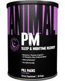 Animal PM - Sleep Aid for Adults Non-Habit Forming Relaxation Enhancer and Mood Support with Melatonin, L-Theanine, Zylaria, Zinc, Magnesium, Vitamin B6, GABA + AKG Anabolic Stack Supply, 30 Count