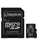 Kingston - Microsdxc Canvas Select Plus 64gb Memory Card And Adapter - Black