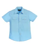 Gioberti Kid's Solid Short Sleeve Western Shirt