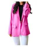 Jodifl Every Day Blazer In Fuschia