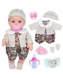 Realistic Baby Doll Set in Gift Box - 12 Inch Newborn Alive Baby Doll with Accessories
