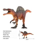 Jurassic Large Dinosaur Simulation Tyrannosaurus Brachiosaurus Model Simulation Dinosaur Model Educational Animal Models for Collectors, Dinosaur Lovers, Birthday Gifts-Spinosaurus Yellow 120g Volume 0.3