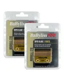 2x BaByliss Pro DLC and Titanium Coated Replacement Clipper Blade Fits FX870G, FX870BN, FX870RG, FX870W, FXF880 #FX802G