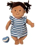 Manhattan Toy Baby Stella Beige with Brown Hair 15" Soft First Baby Doll