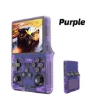 Handheld Game Console,3.5-Inch IPS Screen Retro Gaming Console,30000 Classic Games, 3800mAh,20＋Mainstream Emulator,Built-in 256G TF Card, Support HDMI and TV Output,purple
