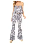 Soah Women's Willow Tie Dye Blouse In Grey