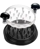 Upgraded 12in Chicken Shredder, Visible Meat Shredder Tool, Design with 4 Ball Bearings Chicken Shredder Tool Twist, Ergonomic Handle, Super Anti-Slip Base, Dishwasher Safe, Heat Resistant, BPA Free