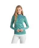 Women's Seamless Half Zipper Jacket with Thumb Holes - Great for Fall
