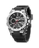 SMAEL Dazzling Gradient Men's Watch Electronic Sports Watch Luminous Waterproof Watch-8029-silver