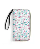 Nurse Doctor Icon Wallet for Womens PU Leather Zip Around Wallers Clutch Wristlet Travel Long Purse