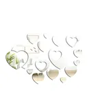 30 Piece DIY Mirror Stickers Wall Decals