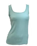 French Kyss Women's Scoop Neck Tank Top In Mist