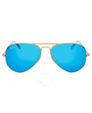 Anteojos Lentes de Sol Ray Ban Aviator RB3025 11217 58-14 | Color Espejo Dorado/Azul Profundo | Protección UV | Unisex Hombre Mujer | Ancho Lente 58 mm | Altura Lente 50 mm | Tamaño Puente 14 mm | Tamaño Varilla 140 mm