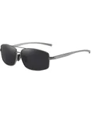 Vintage Ultra Lightweight Rectangular Polarized Sunglasses UV400 Protection