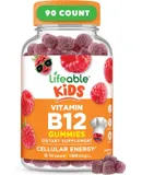 Lifeable® Vitamin B12 Gummies for Kids - Energy, Mood and Nervous System Support - 90 Gummies