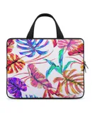 Monstera, Summer, Dazzling, Tropical Laptop Bag Women Man 10 12 13 15 17 Inch Office Notebook Travel Computer Handbag Waterproof Bag Notebook Cover