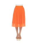 Women's Chiffon Pleated Midi Skirt