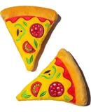 2 Pack Pizza Dog Toy with Squeaker, Plush Pizza Dog Toys for Small and Medium and Large Size Dogs, Multipack Pack Dog Toy (2 Slices of Pizza)