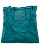 Bamboo V-Neck Tee - Tropical Teal by Cariloha for Women - 1 Pc T-Shirt (XL)
