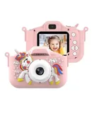 Children's digital camera HD children's mini camera toy, X10S HD dual camera (pink)