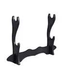 Katana Display Stand with 2 Layers AntiDrop Rack Wooden Sword Wall Mount