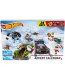 Hot Wheels Advent Calendar 24 Day Holiday Surprises with Cars and Accessories Ages 3 & Older
